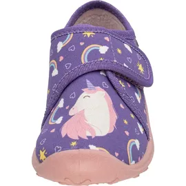 Fischer Markenschuh Hausschuh Lila 31