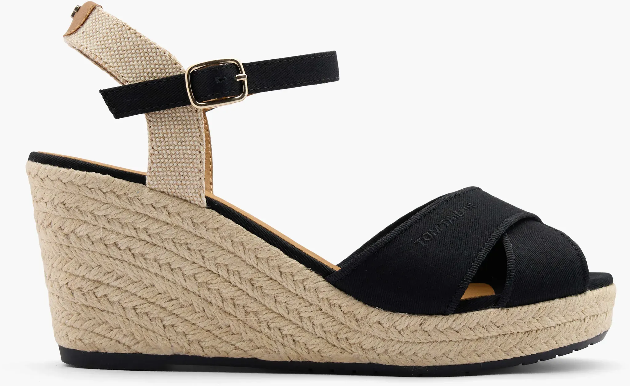 TOM TAILOR  Sandalette Schwarz, Damen, Größe: 41 - TOM TAILOR  Sandalette Schwarz, Damen, Größe: 41 - woman - Schwarz