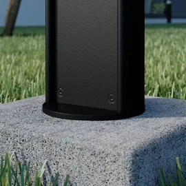 LUCANDE LED Außenleuchte Corban aus Aluminium