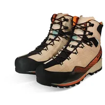 Mammut Wanderschuhe Kento Advanced High GTX (Bergstiefel bedingt steigeisenfest, wasserdicht) beige/schwarz Herren