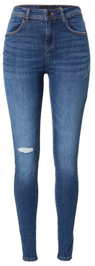 pieces Skinny-fit-Jeans KATE (1-tlg) Plain/ohne Details blau XS