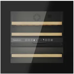 Küppersbusch Einbau-Weinklimaschrank mit 2 Temperaturzonen für bis zu 30 Flaschen und Touch-To-Open Türöffnung FWK6862.0S