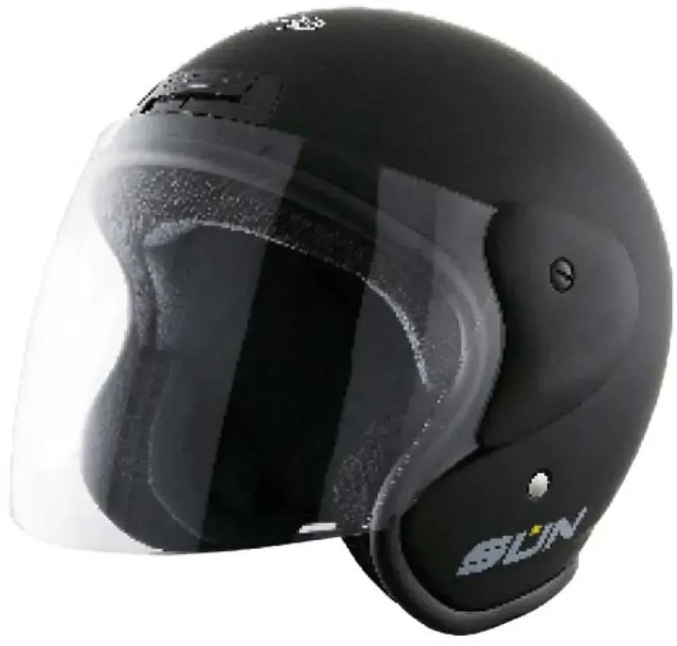 Stormer Sun Jethelm - Black Matt - XS