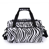 Zebra-Streifen-Handtasche, Friseurwerkzeug-Tasche, Tragbare Schere, Kammhalter, Tasche, Friseurkoffer, Salon-Handtasche