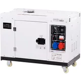 Pro-Lift-Werkzeuge Notstromaggregat Silent Diesel Stromaggregat 230V/400V Elektrostarter 12kVA Stromerzeuger - 2865