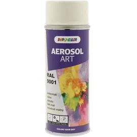 Dupli Color Aerosol Art RAL 9001 cremeweiß seidenmatt 0,4 l