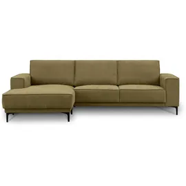 OTTO home Eckcouch Mikrofaser 280 cm grün