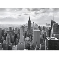 KOMAR Fototapete NYC Black And White 368 x 254 cm