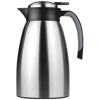 Helios helios® Isolierkanne Snap Edelstahl/schwarz 1,5 l