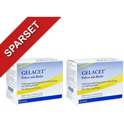 Gelacet Pulver Mit Biotin Im Beutel