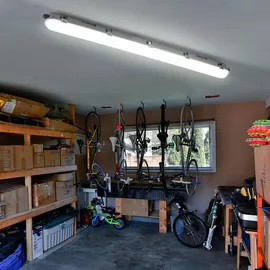 V-Tac Wannenleuchte 2 LED 120 cm Kunststoff weiß