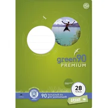Staufen Schulheft A4 Lineatur 28 16 Blatt green
