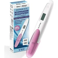 One+Step Schwangerschaftstest Frühtest digital I Pregnancy Test I 1x Frühschwangerschaftstest I Schwangerschaftsfrühtest mit Anzeige Schwanger oder Nicht Schwanger I 25 mIU/ml