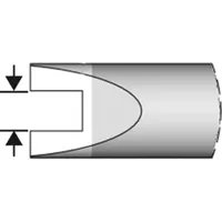 Jbc SMD-Entlötspitze Serie C245, C245150/2,2 x 3,5 mm, für
