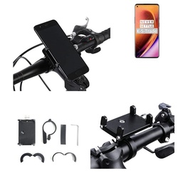 K-S-Trade für OnePlus 8 Pro Smartphone-Halterung, (Handyhalterung das Fahrrad Halter Lenkstange Fahrradhalterung) schwarz
