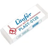 Laufer Radiergummi Plast-0120 transparent/weiß