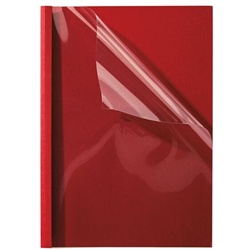OTTO Office Thermobindemappen bis 15 Blatt Leinenstruktur rot, 21.15x29.7 cm