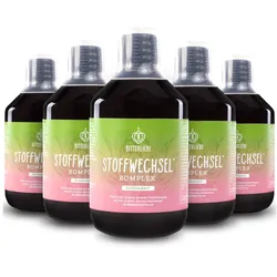 BitterLiebe Stoffwechsel * Shot - Mariendistel Artischocke Löwenzahn und L Carnitin zum Stoffwechsel beschleunigen * - Stoffwechselkur * mit Zink, Cholin und Bitterstoffe 6x 500 ml