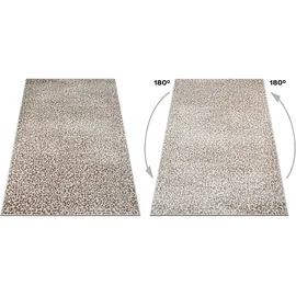 OTTO home Teppich OTTO HOME "Fynna, Leoparden-Muster, Animal Print, modern", beige (creme), B:60cm H:9mm L:110cm, Kunstfaser, Teppiche, Teppich, Leo, besonders weicher Flor, Wohnzimmer, Schlafzimmer, Esszimmer