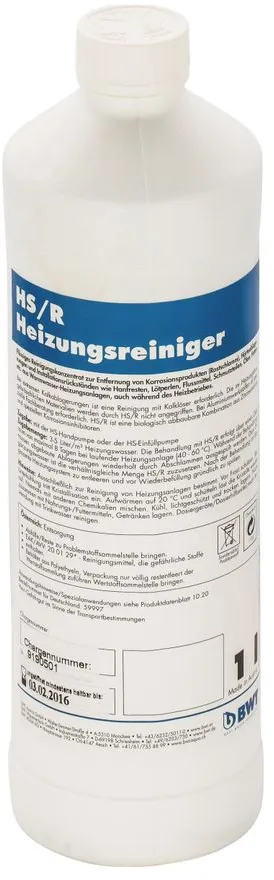 BWT Heizungsschutz HS/R Reiniger Nachfüllpackung 1l 59997E