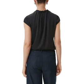 Comma, Comma Satinbluse mit Raffung