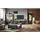 Quartier Vitrine Norica 111 x 170 x 40 cm Schwarz/Gold