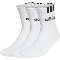 Adidas Socken 3S Linear Half-Crew Cushioned Socks 3P HT3437 - white/black