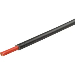 HERTH&BUSS Kabel, FLYY, 1-adrig, 50m schwarz/rot - 51275138000 - schwarz/rot