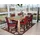 Mendler Esszimmerstuhl Littau Leder rot 2er Set