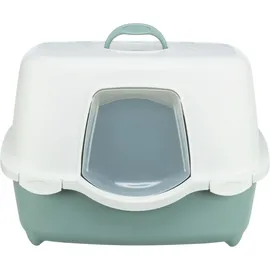 Trixie Katzentoilette Davio 56,0x39,0x39 cm Grün/Weiß