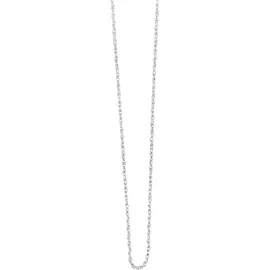 Adelia's Kordelkette Damen Halskette Silber Edelstahl 40 cm