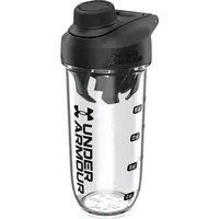 Under Armour UA Clarity Shaker-Flasche, 680 ml, transparent/schwarz, OSFA