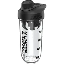 Under Armour UA Clarity Shaker-Flasche, 680 ml, transparent/schwarz, OSFA
