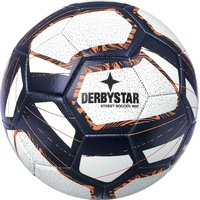 derbystar Mini Street Soccer Fußballbälle Weiss Blau Orange