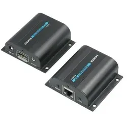 Indexa 25450 HDMI-Extender bis zu 70m Full-HD Übertragung über CAT-Kabel RJ45 HDX01
