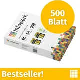 infowerk Druckerpapier A4 80 g/m2 500 Blatt