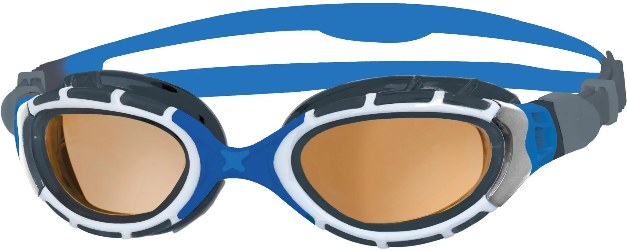 ZOGGS Predator Flex Polarized Ultra Brille in blue grey-polarized copper, Größe REGULAR - blau