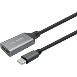 Vivolink PROUSBCHDMIMF2 Kabeladapter HDMI Schwarz