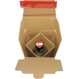 ColomPac Flaschenversandkarton 74 x 74 x 305 mm