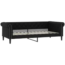 vidaXL Tagesbett 100 x 200 cm Schwarz
