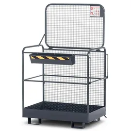 RR Industrietechnik Arbeitskorb Typ RAK-Eco Stahl 300 kg anthrazitgrau