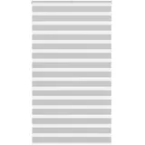 vidaXL Doppelrollo Zebrarollo 130 x 230 cm grau