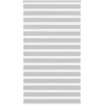 vidaXL Doppelrollo Zebrarollo 130 x 230 cm grau