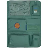 Lässig Autoorganizer Autorücksitzorganizer Rücksitztasche für Auto zum Hängen zusammenklappbar/Car Wrap-to-Go Dark Green