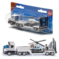 Siku 1610 - Tieflader mit Hubschrauber verschiedene Farben 1:55