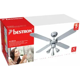 Bestron Deckenventilator 102 cm Silber/Blau