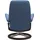Stressless Fußhocker Consul 54 x 41 x 39 cm Blau