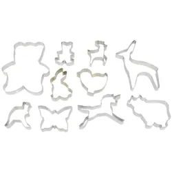 10-tlg. Ausstechformen-Set – Tiermotive für kreativen Backspaß