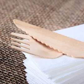 Gräwe Holzmesser und Gabel 100-tlg.