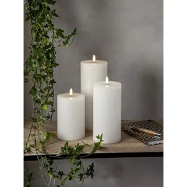 Star Trading Flame Flow Big LED-Kerze 17,5 cm weiß